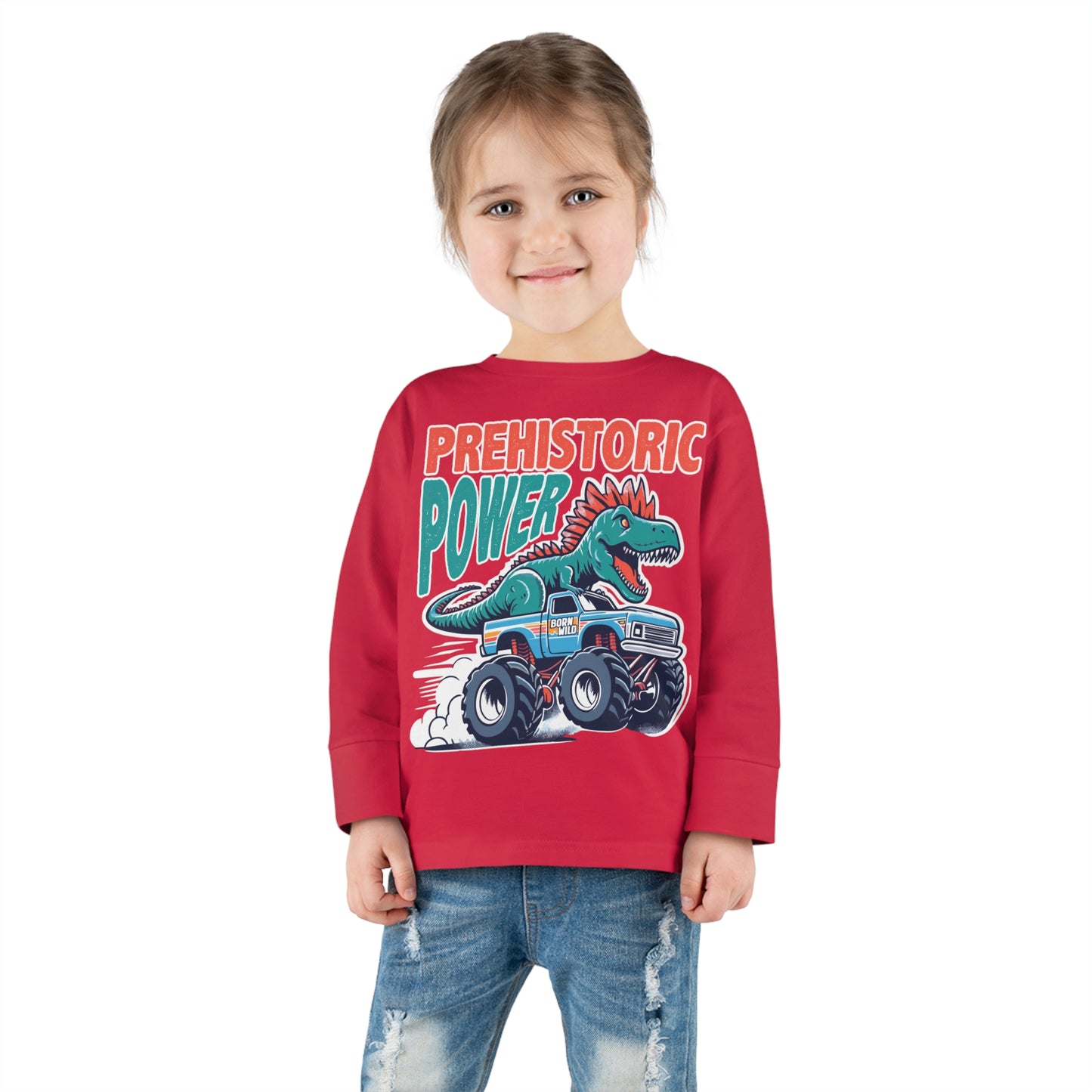 Prehistoric Power Toddler Long Sleeve Tee