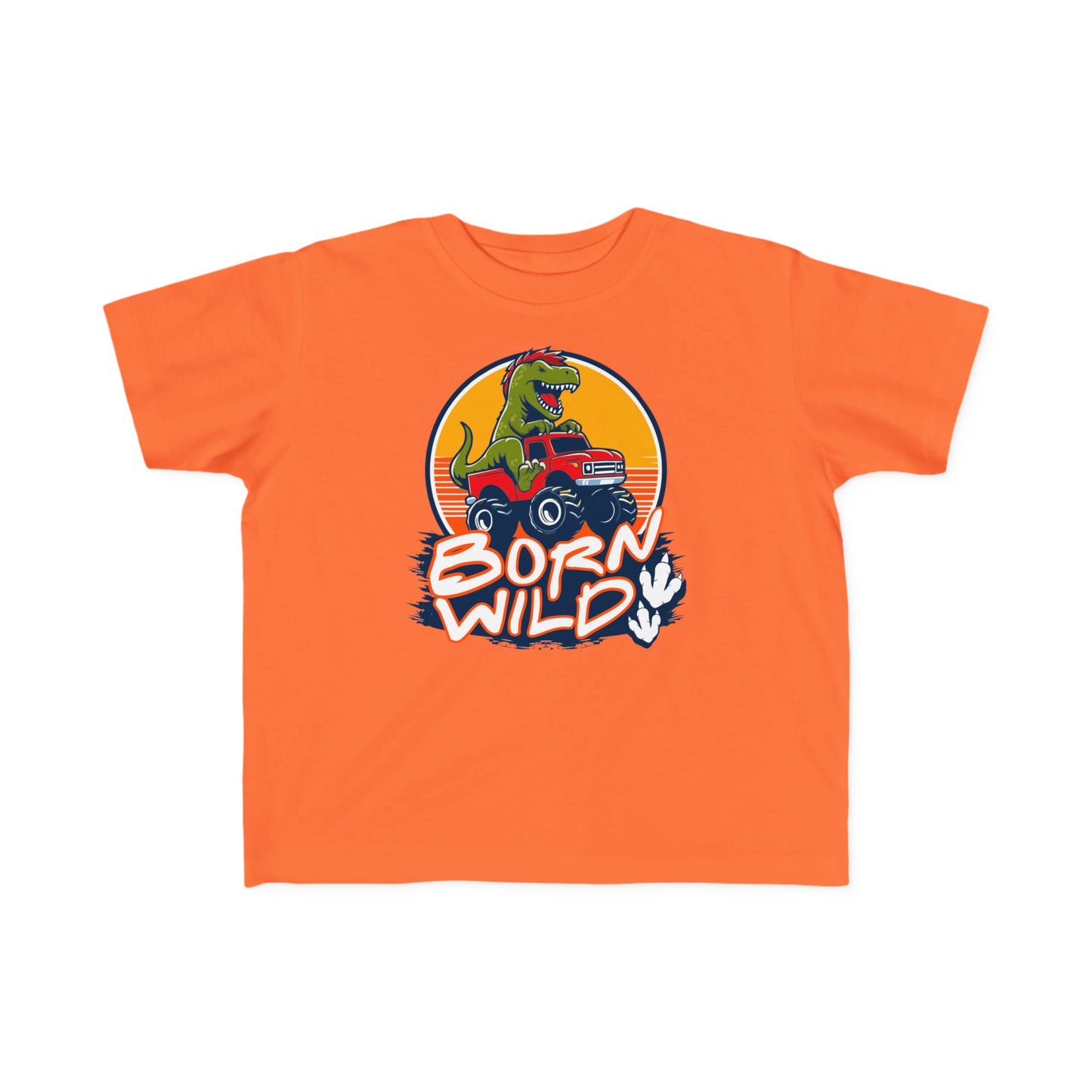 T-Rex On A Monster Truck Toddler Tee