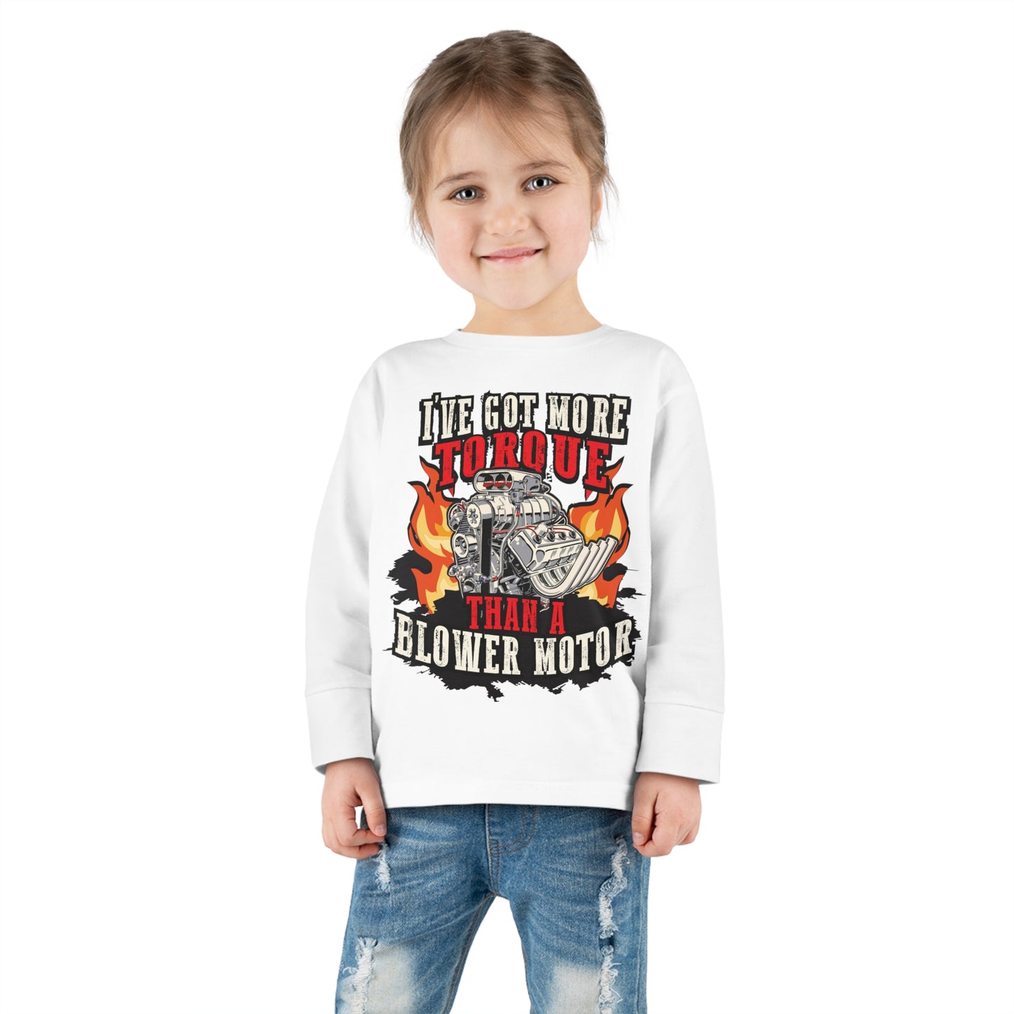 Blower Motor Toddler Long Sleeve Tee