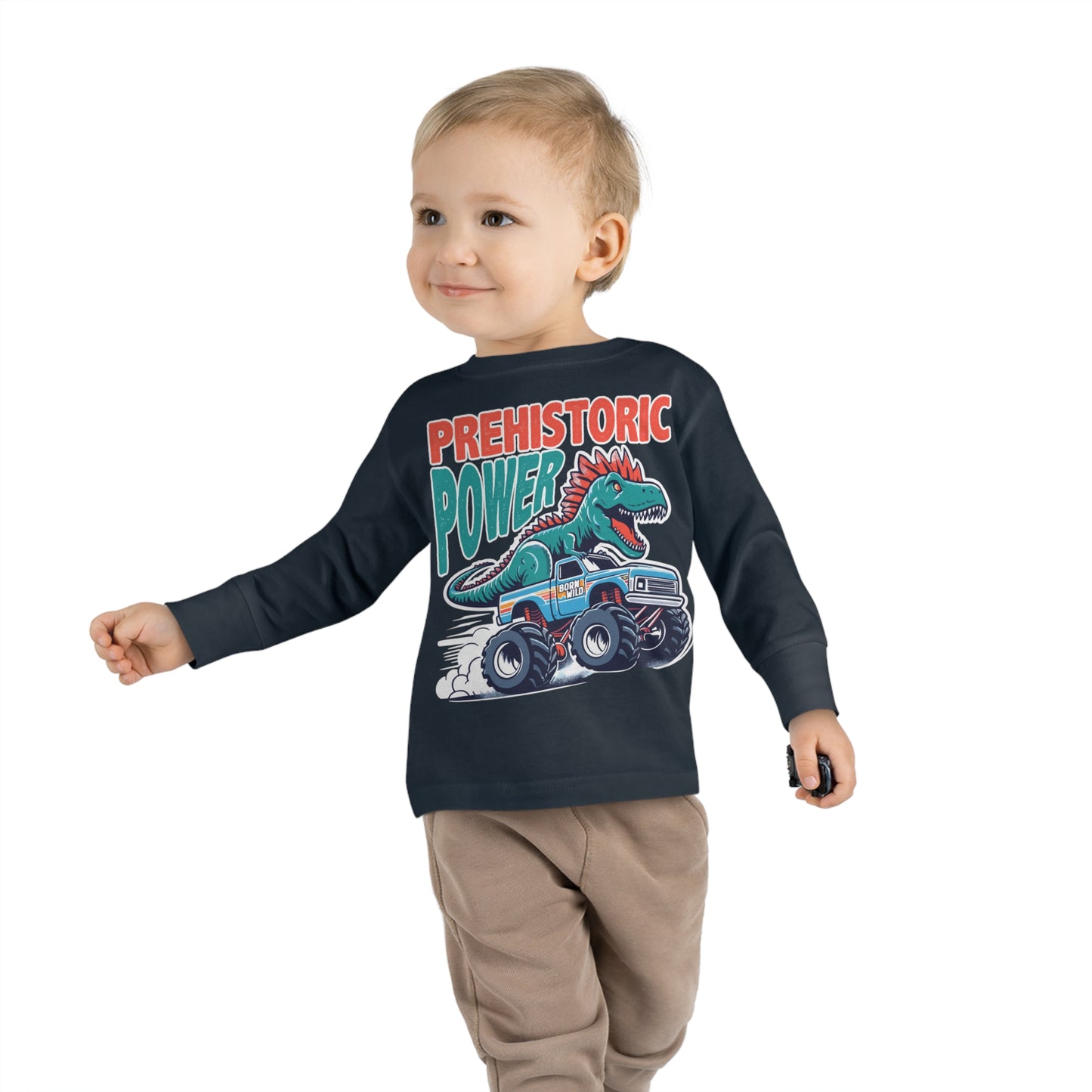 Prehistoric Power Toddler Long Sleeve Tee