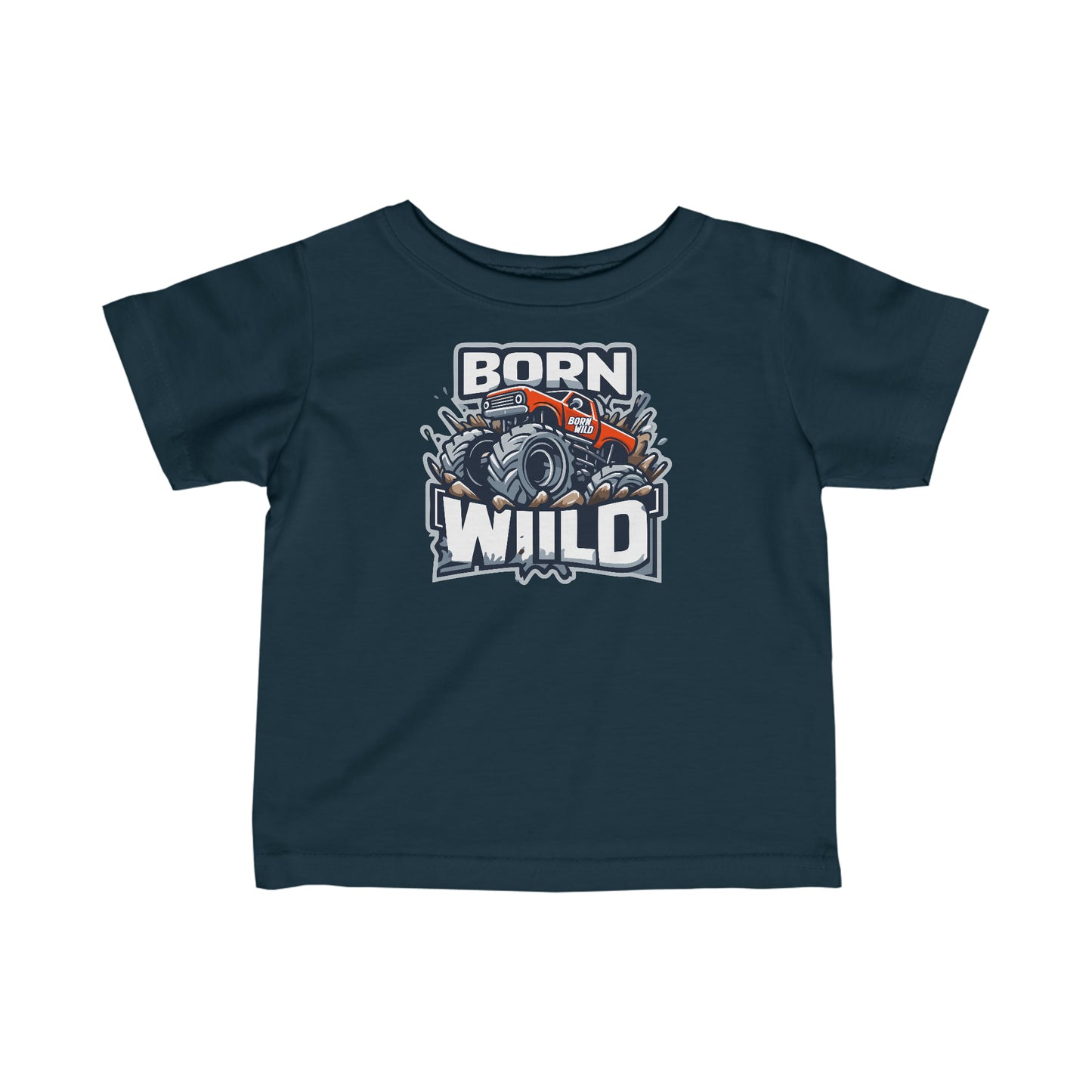 BW Monster Truck Baby Tee