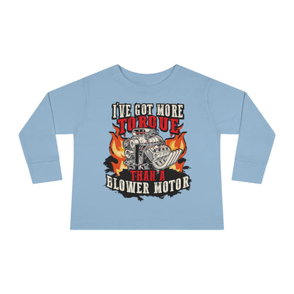 Blower Motor Toddler Long Sleeve Tee