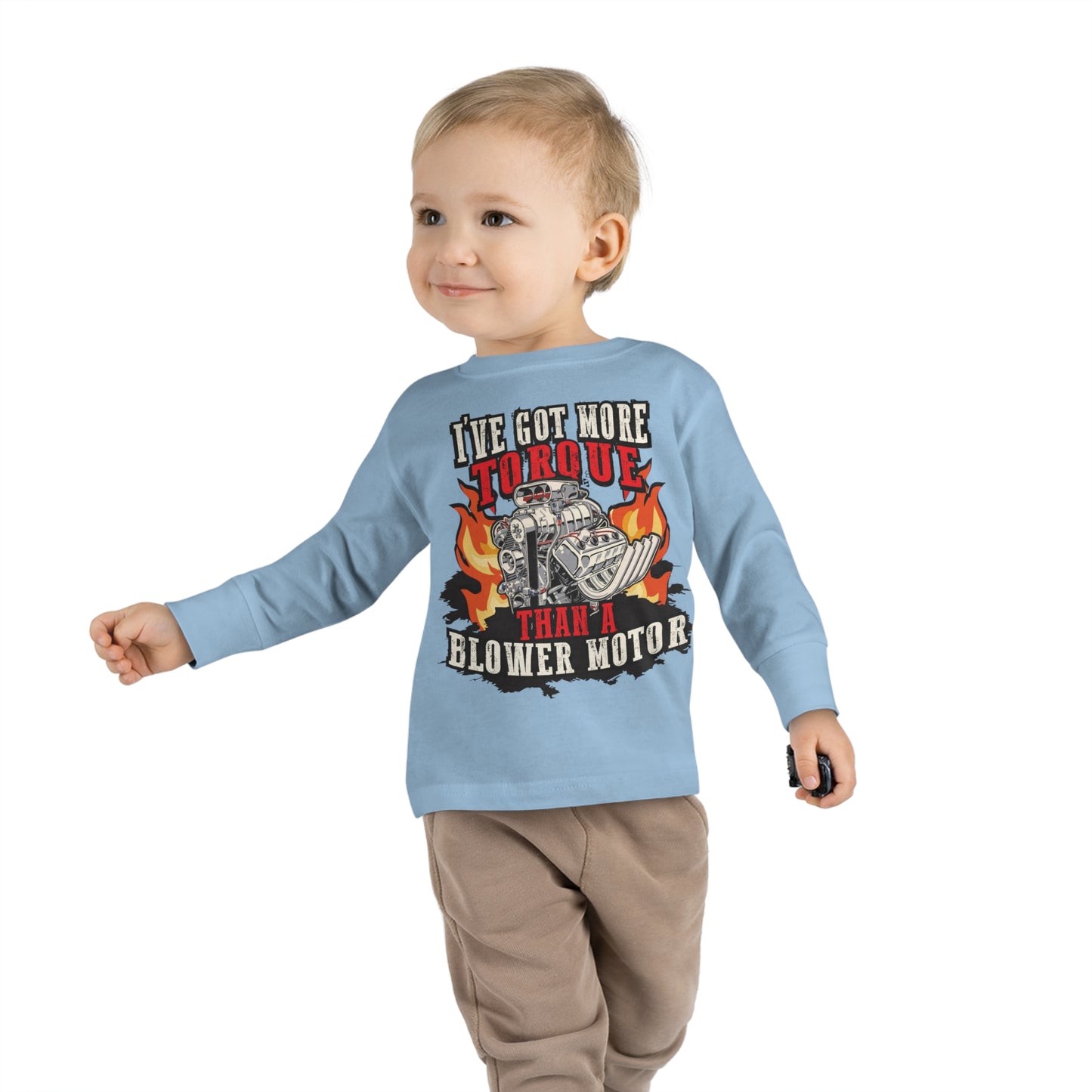 Blower Motor Toddler Long Sleeve Tee