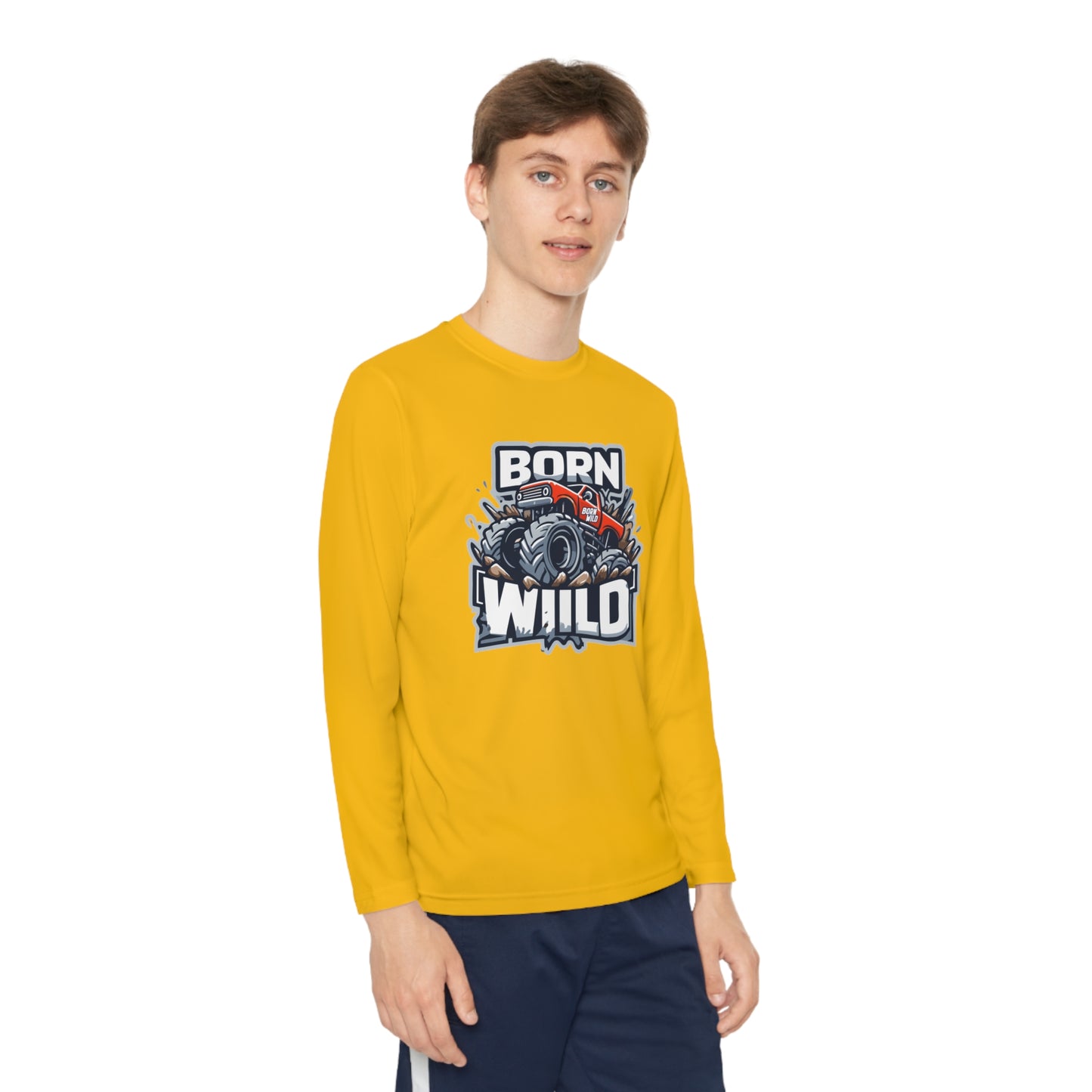 Born Wild Monster Truck Long Sleeve