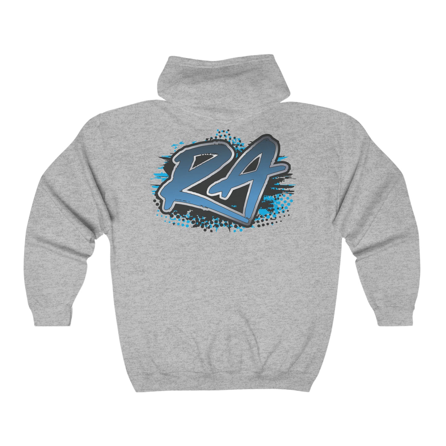 RA Blue Full Zip Hoodie