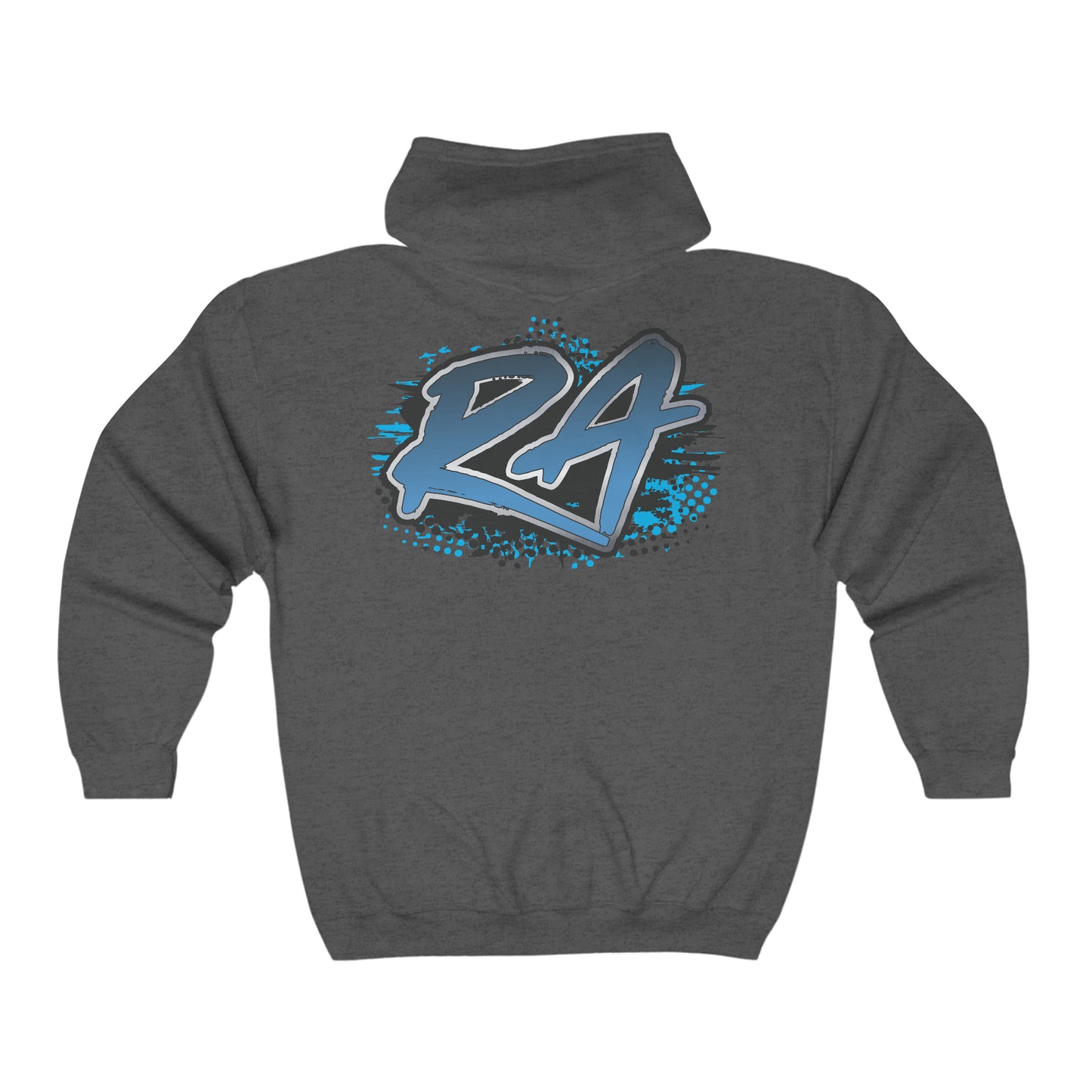 RA Blue Full Zip Hoodie